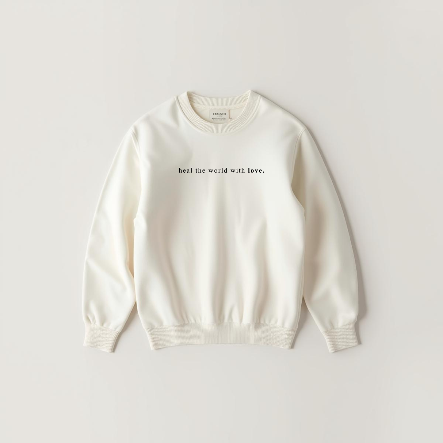 Kids Heal the World Crewneck| Youth Christian Mission Apparel