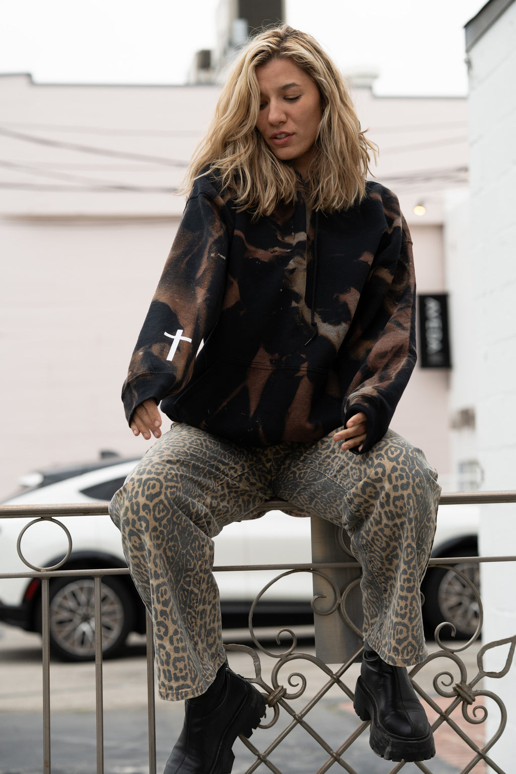 The Original Hoodie (Handmade Bleach Tye-Dye)