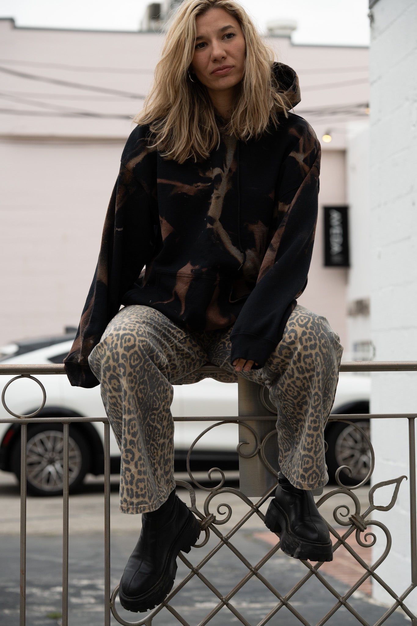 The Original Hoodie (Handmade Bleach Tye-Dye)