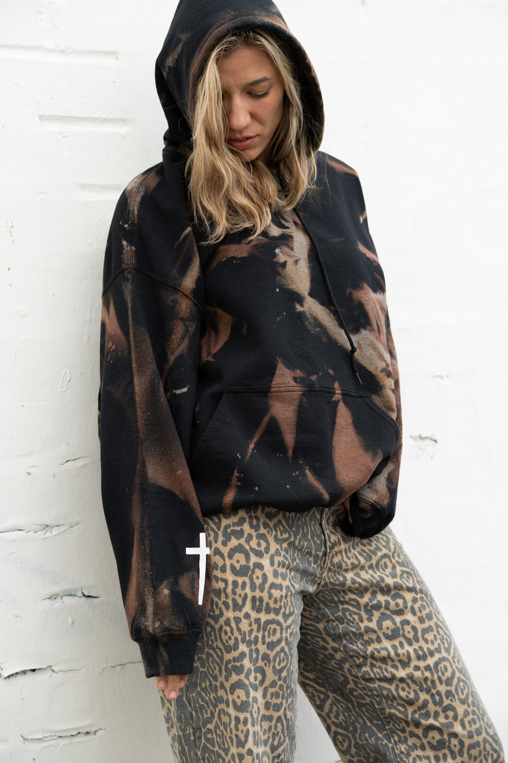 The Original Hoodie (Handmade Bleach Tye-Dye)