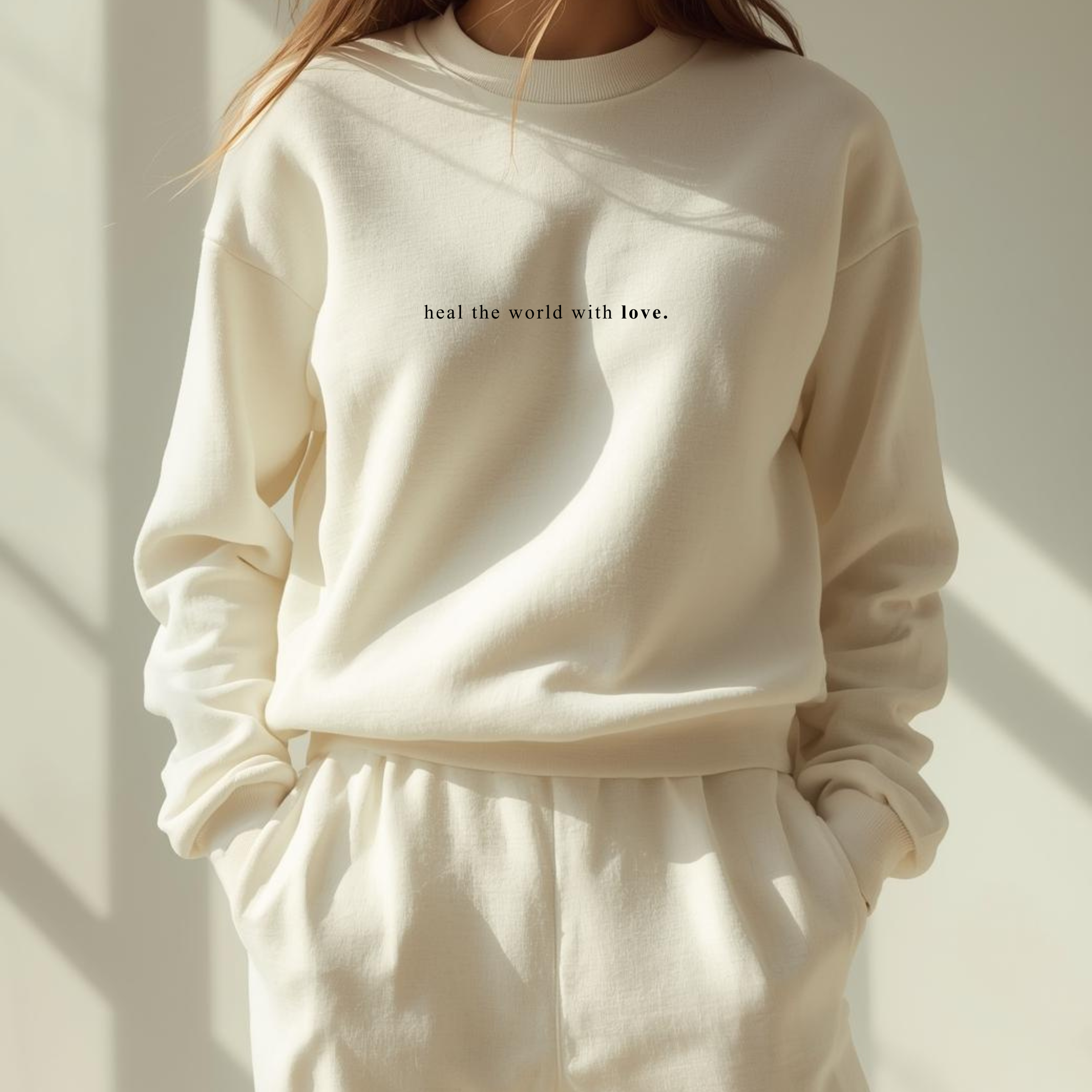 Heal the World with Love - Unisex Sweatsuit Set (Pre-Order)